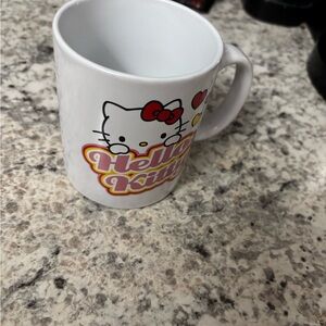 Hello Kitty White Mug with Red Bow